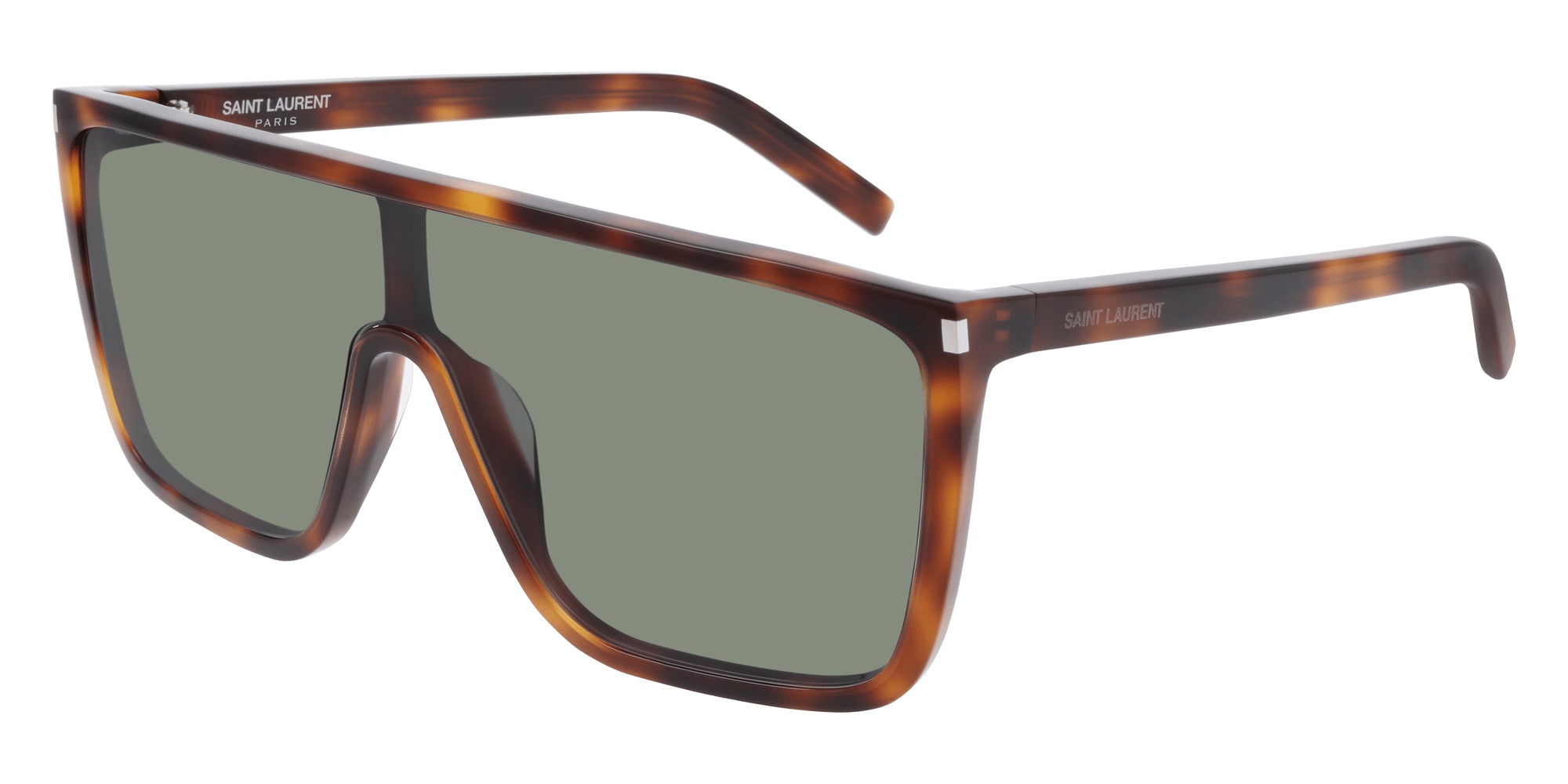 Saint Laurent SL 364 MASK ACE 002 99 - Havana / Green #id:sl364maskace002_s:100100