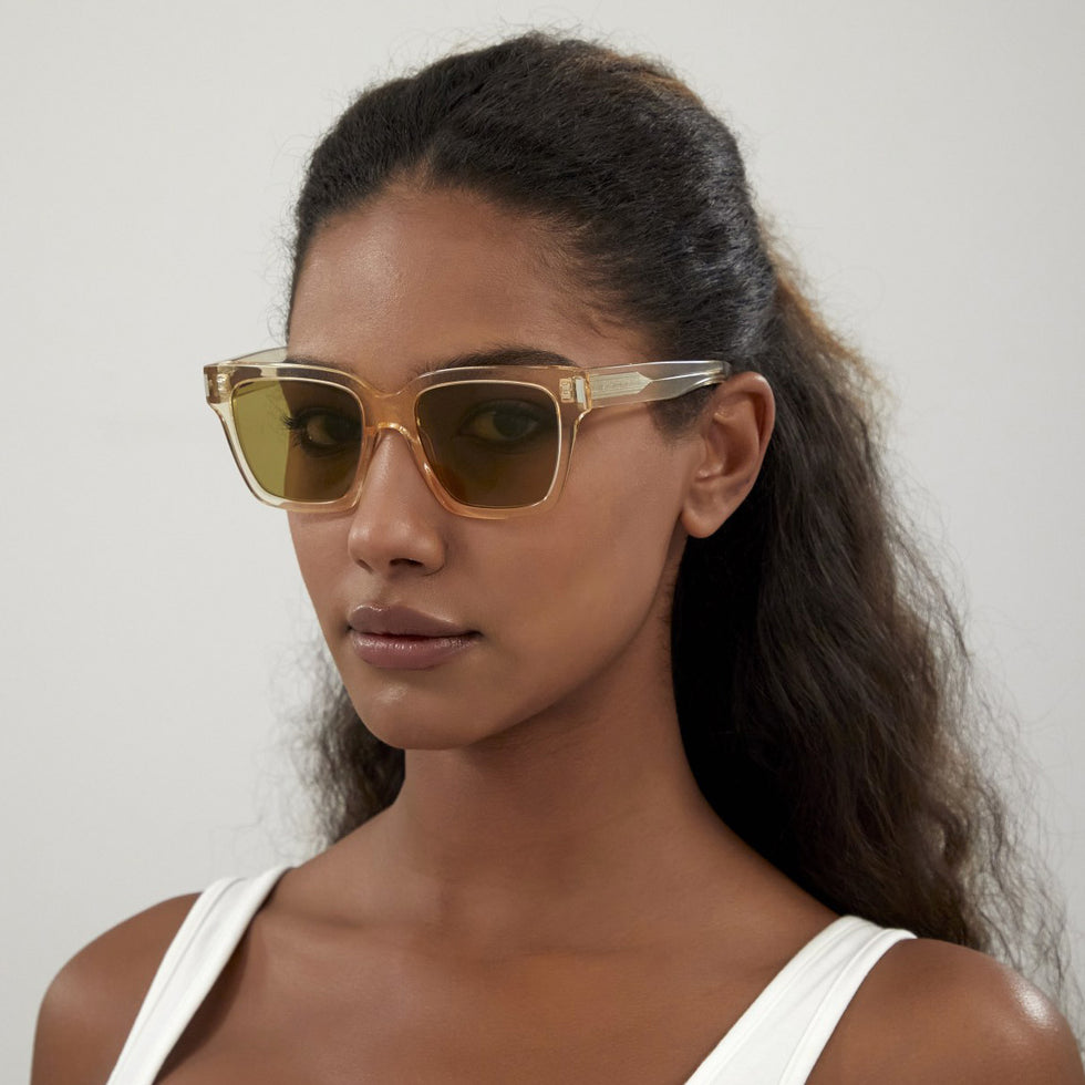 Saint Laurent SL 507 005 54 - Yellow / Green #id:sl507005_s:104115