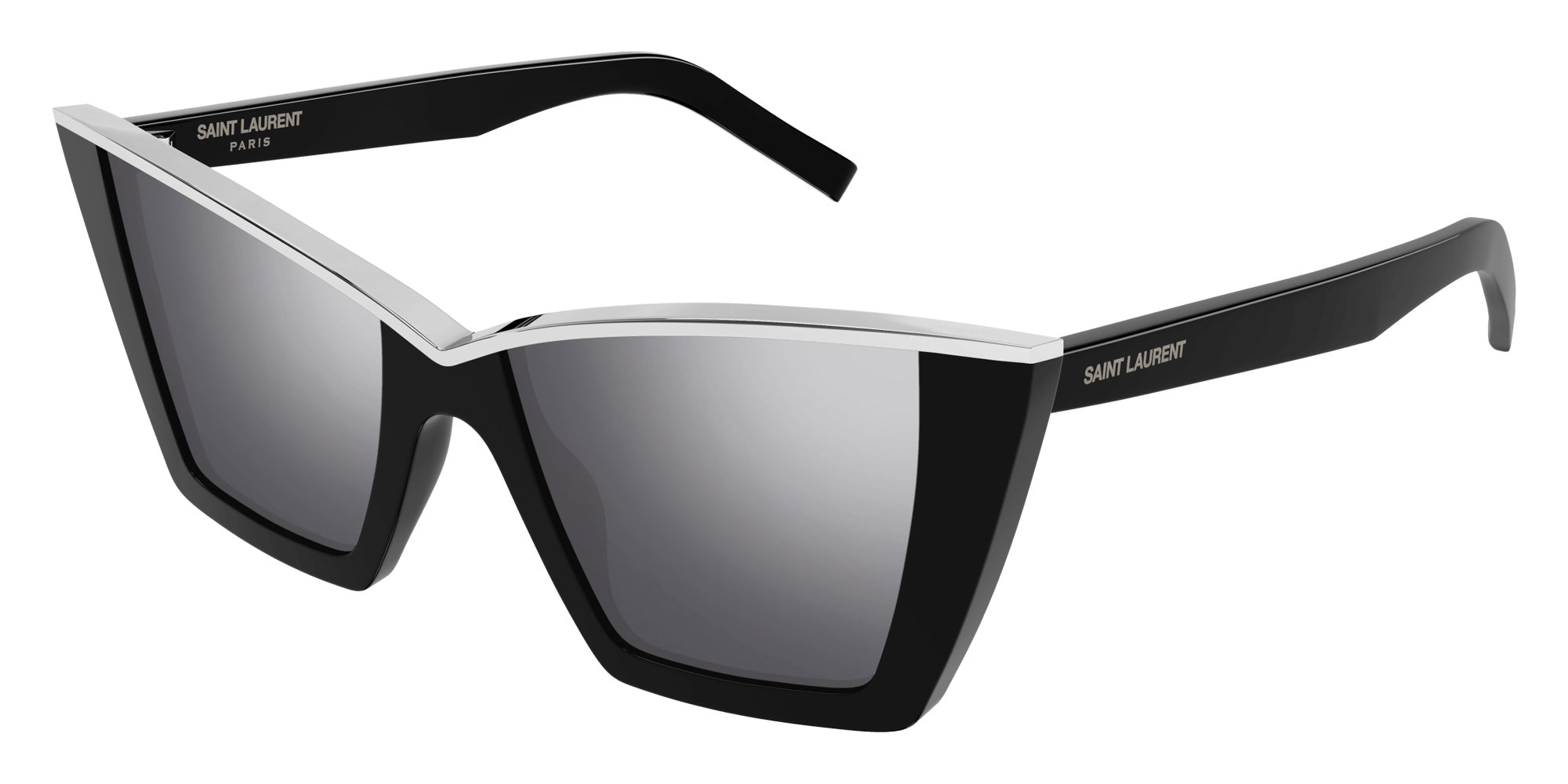 Saint Laurent SL 570 002 54 - Black / Silver Mirrored #id:sl570002_s:100105