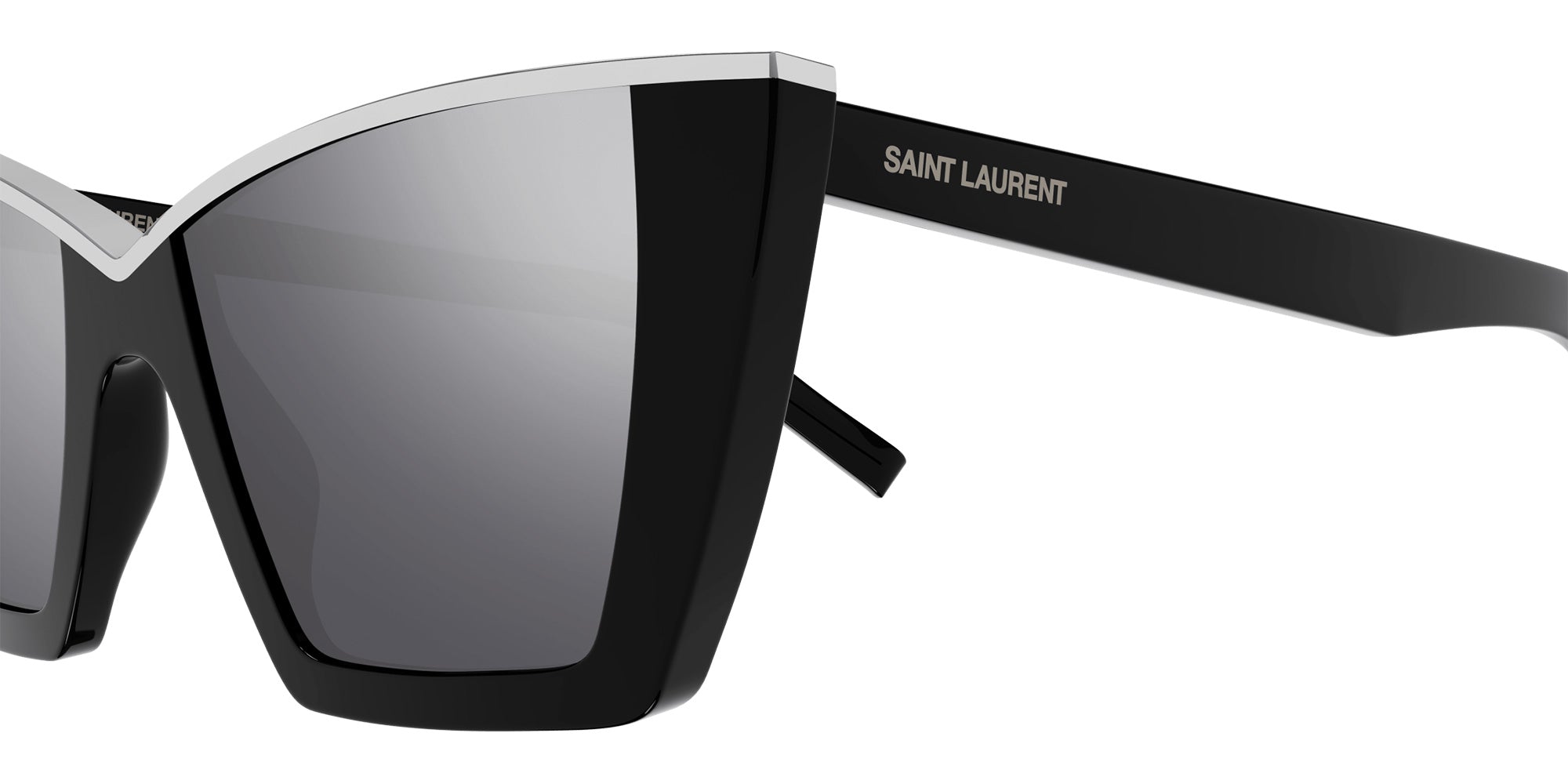 Saint Laurent SL 570 002 54 - Black / Silver Mirrored #id:sl570002_s:100110
