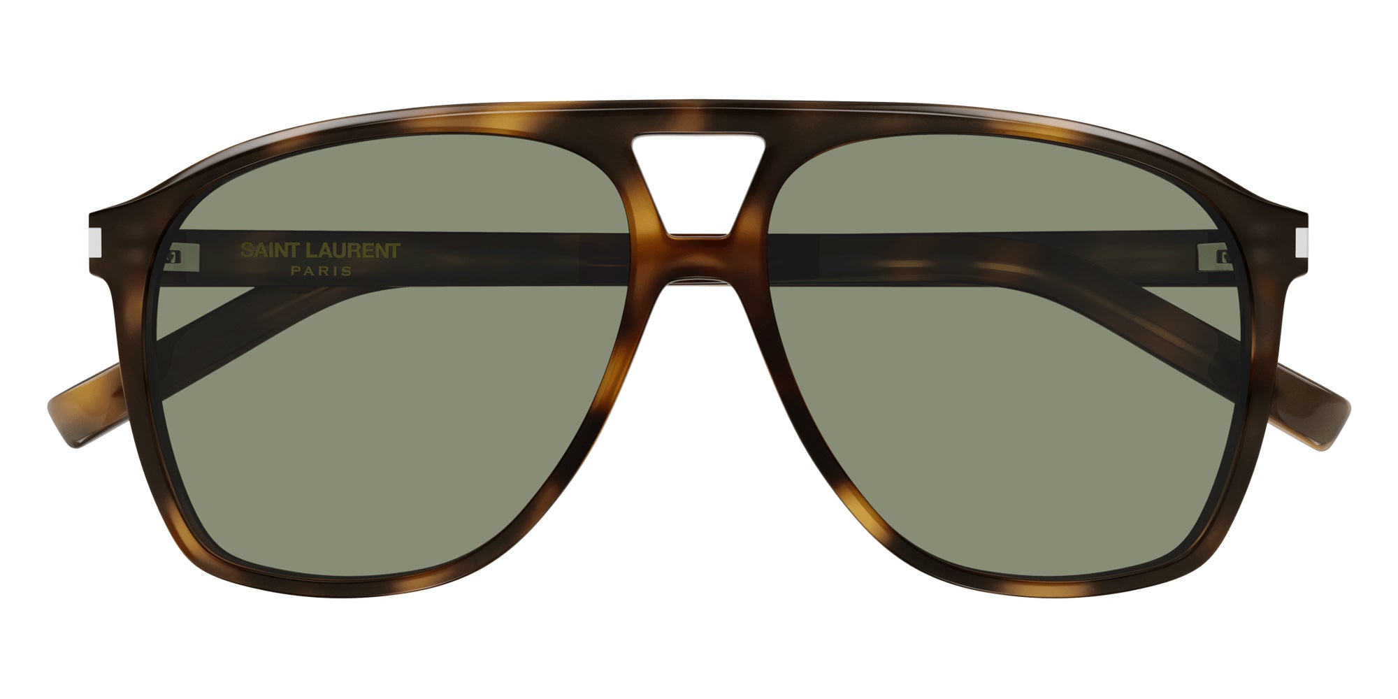 Saint Laurent SL 596 DUNE 002 58 - Havana / Green #id:sl596dune002_s:100100