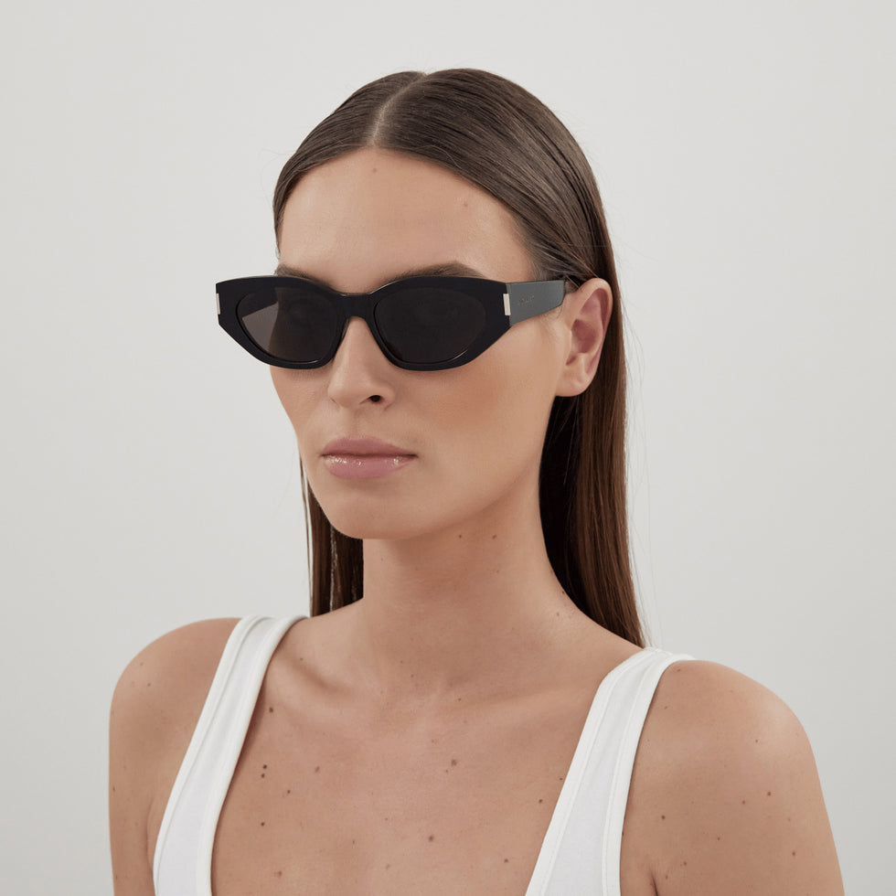 Saint Laurent SL 638 001 55 - Black / Black #id:sl638001_s:100115