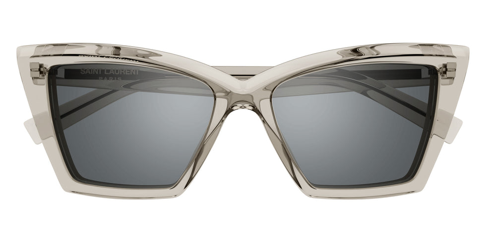 Saint Laurent SL 657/F 003 55 - Beige / Silver Mirrored #id:sl657f003_s:100100