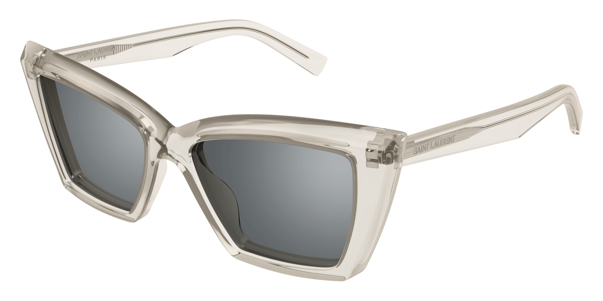Saint Laurent SL 657/F 003 55 - Beige / Silver Mirrored #id:sl657f003_s:100105