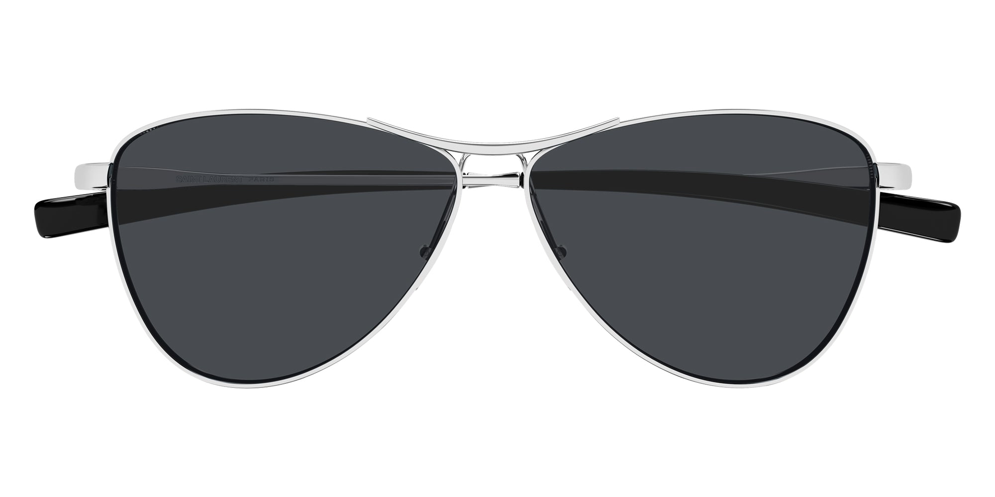 Saint Laurent SL 831 VESPER 002 55 - Silver / Gray #id:sl831vesper002_s:100100