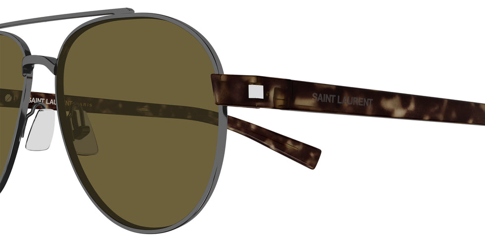 Saint Laurent SL 843 004 54 - Gunmetal/Havana / Brown #id:sl843004_s:106110