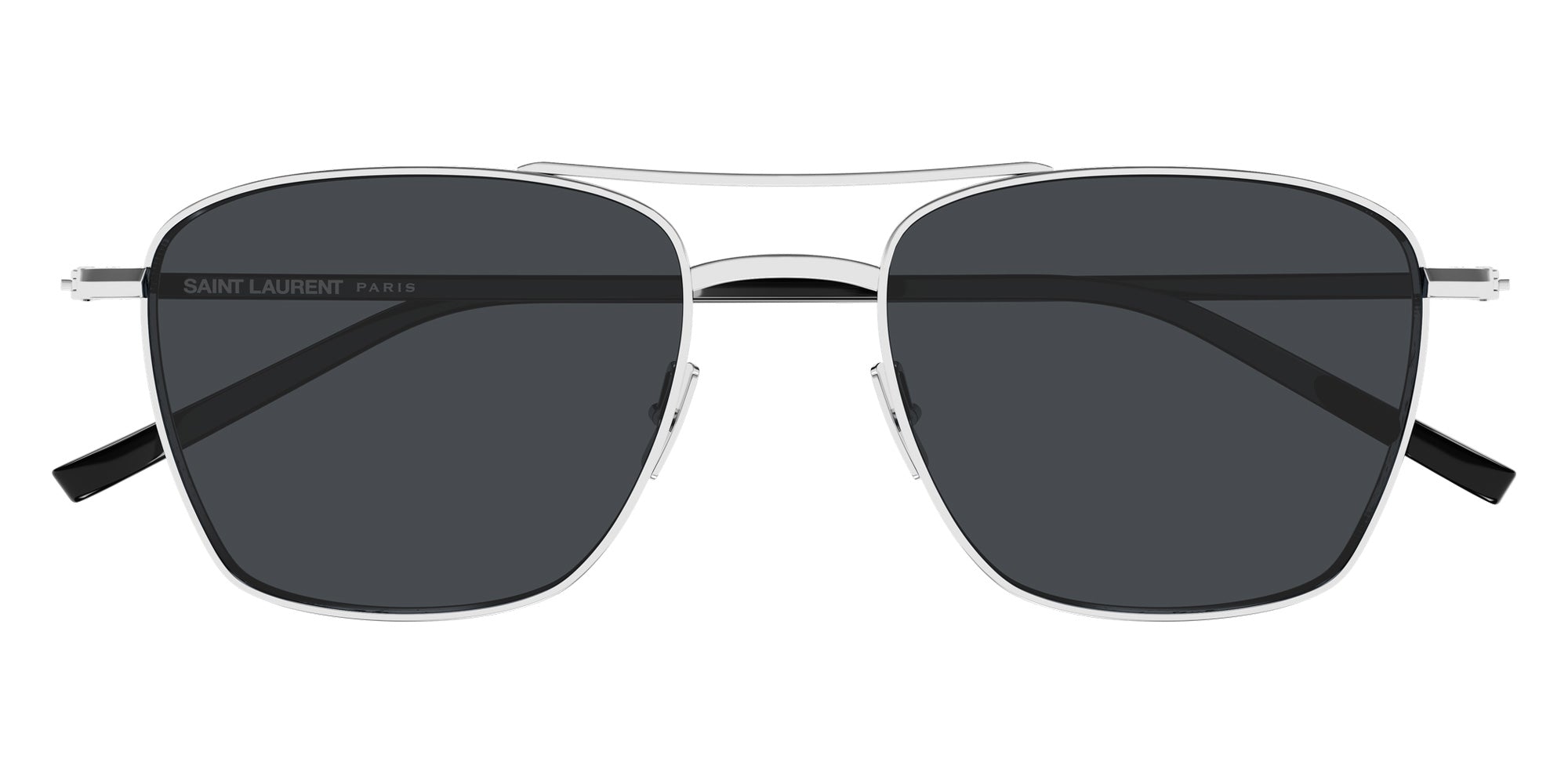 Saint Laurent SL 866 002 53 - Silver/Black / Gray #id:sl866002_s:100100