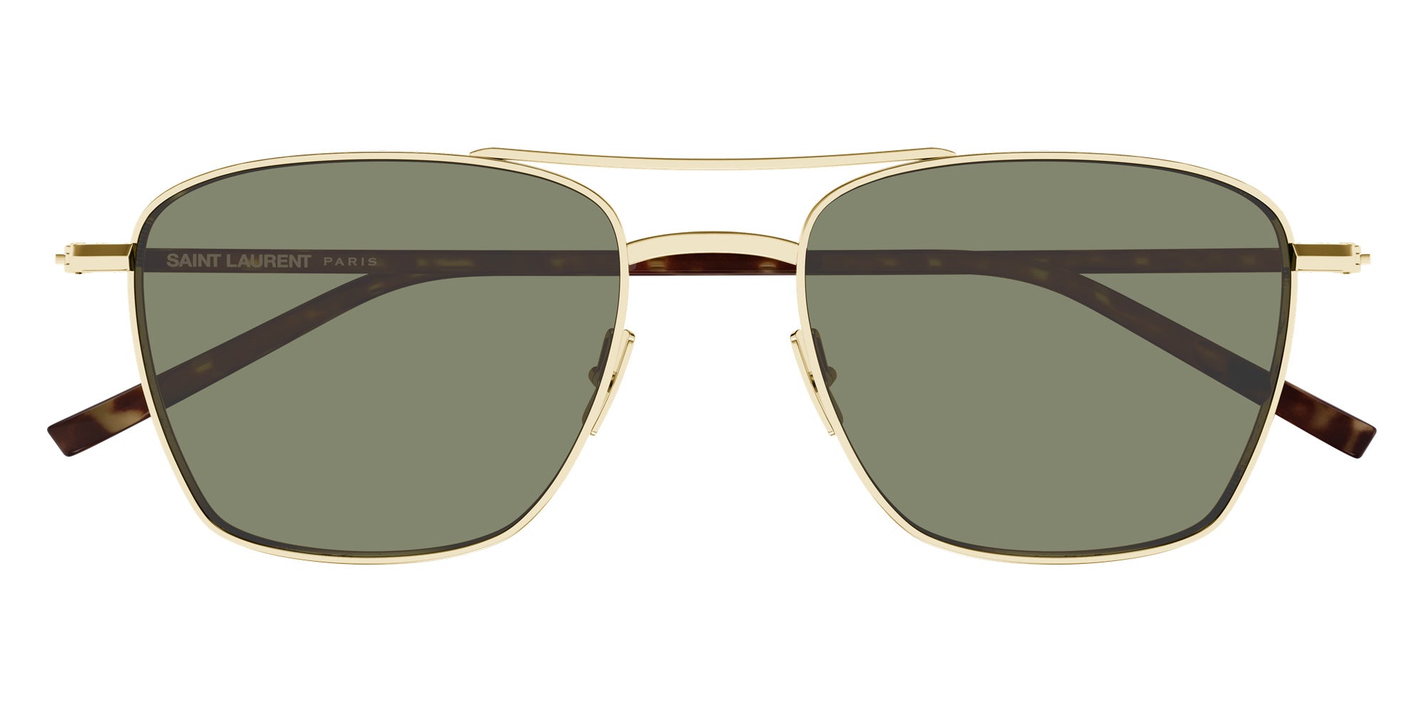 Saint Laurent SL 866 003 53 - Gold/Havana / Green #id:sl866003_s:102100