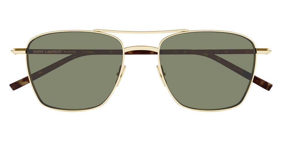 Saint Laurent SL 866 003 53 - Gold/Havana / Green #id:sl866003_s:102100