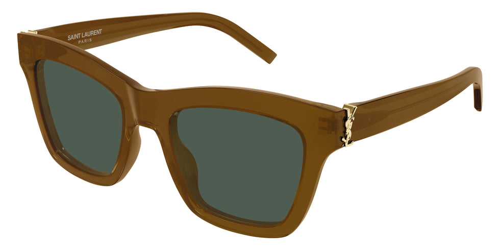 Saint Laurent SL M156 005 52 - Brown / Green #id:slm156005_s:104105