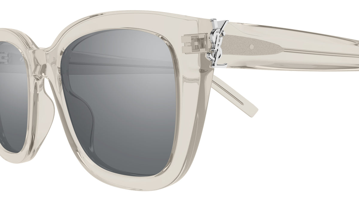 Saint Laurent SL M176 004 53 - Beige / Silver Mirrored #id:slm176004_s:104110