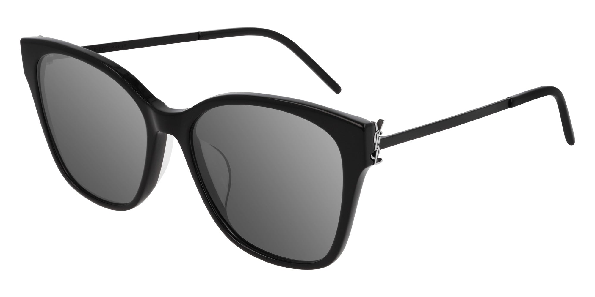 Saint Laurent SL M48S/K 003 56 - Black / Silver Mirrored #id:slm48sk003_s:100100