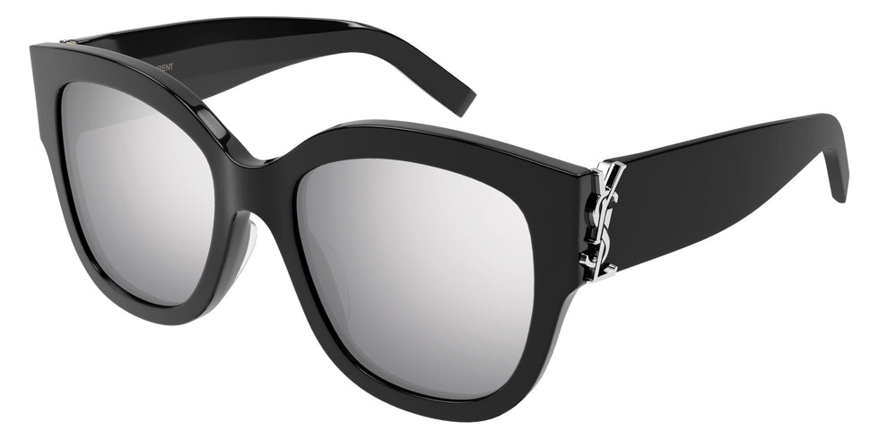 Saint Laurent SL M95/F 002 56 - Black / Silver Mirrored #id:slm95f002_s:100105