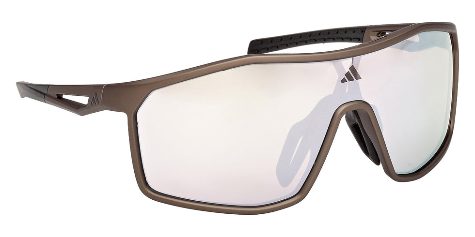 Adidas SP0117 49G 136 - Matte Dark Brown / Brown Mirrored #id:sp011749g_s:102135