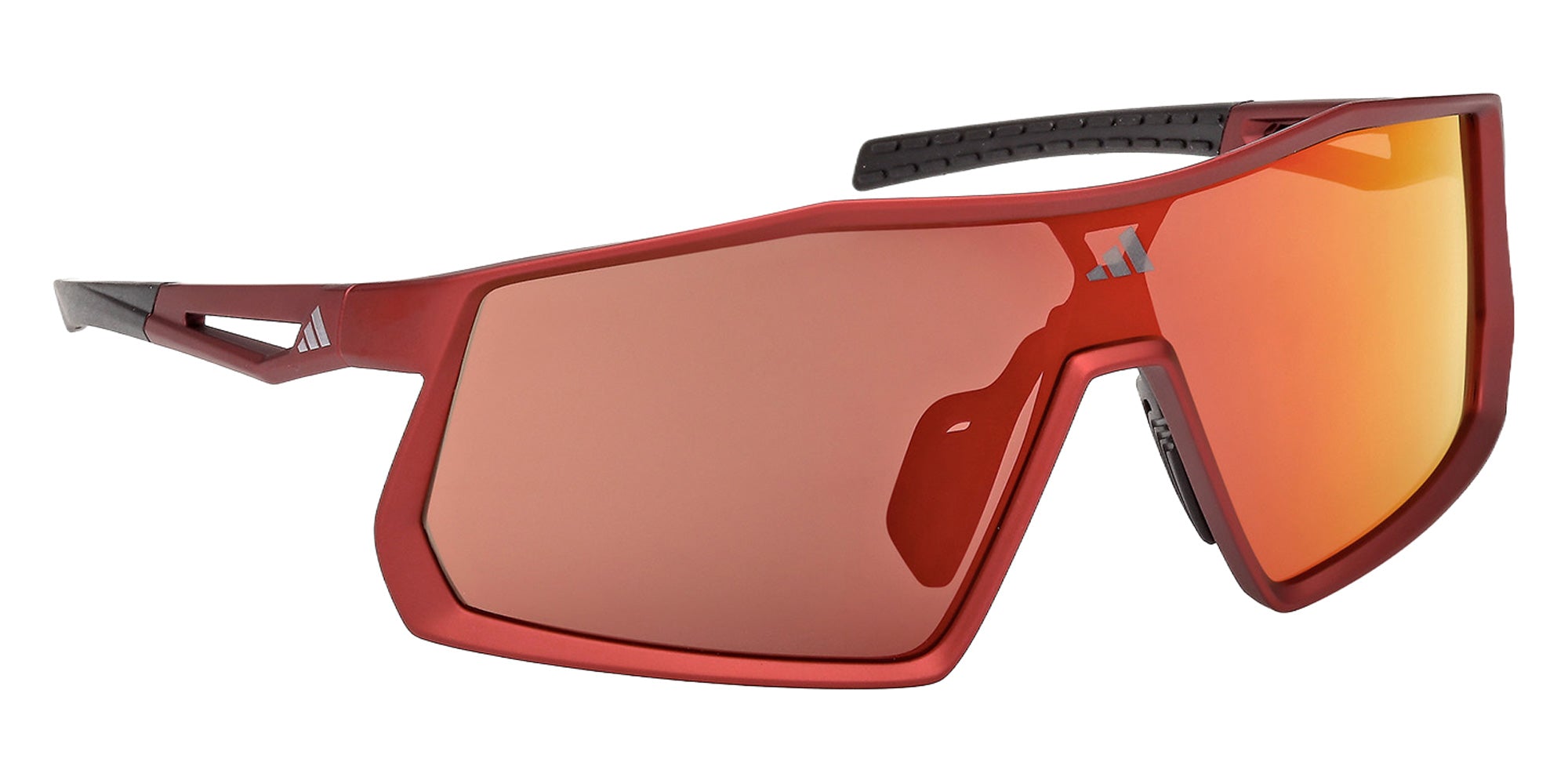 Adidas SP0123 67L 137 - Matte Dark Red / Roviex Mirrored 67L #id:sp012367l_s:102135