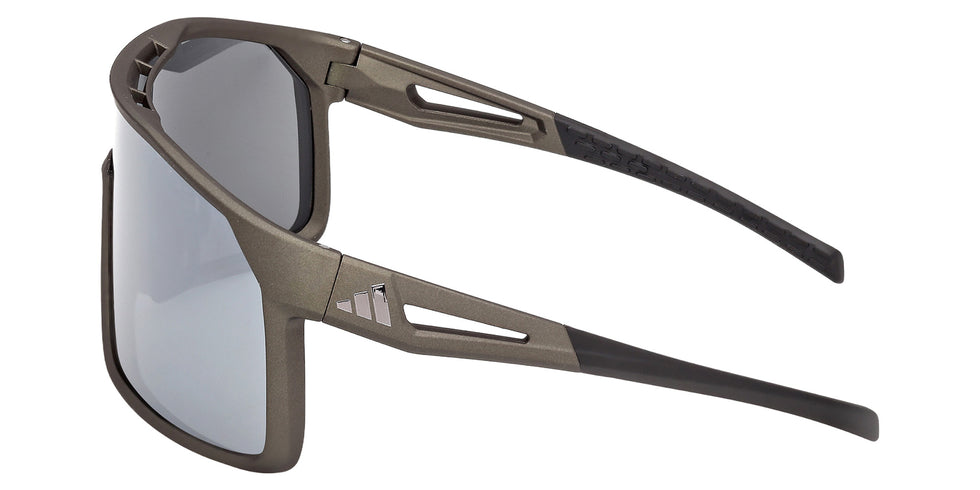 Adidas SP0124 97C 146 - Matte Dark Green / Smoke Mirrored 97C #id:sp012497c_s:102110