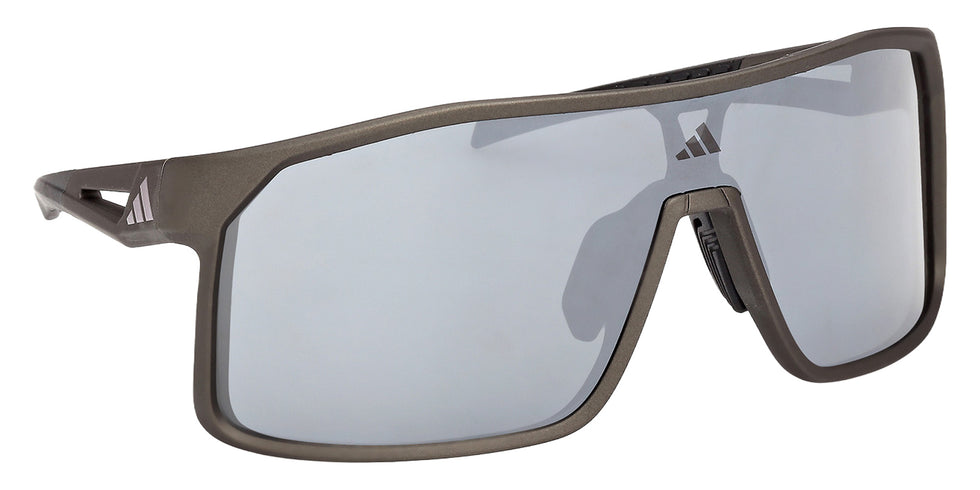 Adidas SP0124 97C 146 - Matte Dark Green / Smoke Mirrored 97C #id:sp012497c_s:102135