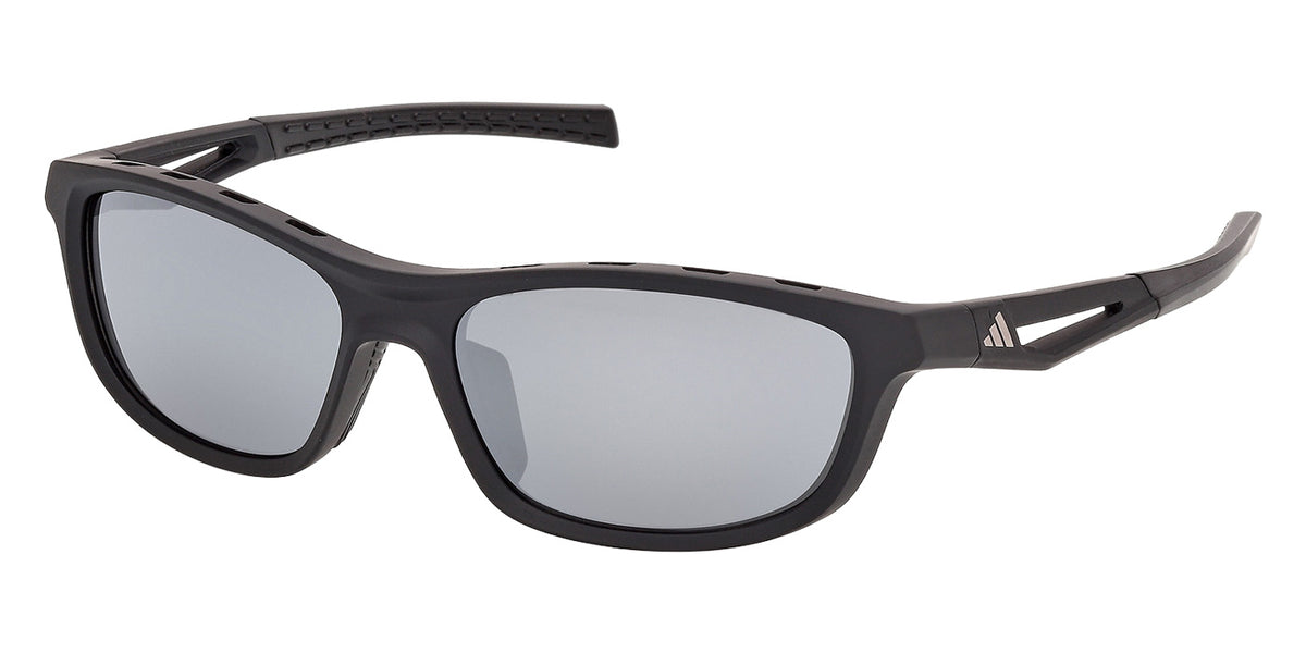 Adidas SP0131 02C 57 - Matte Black / Smoke Mirrored #id:sp013102c_s:100105