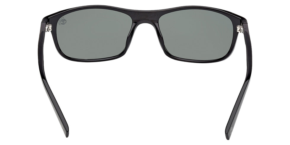 Timberland TB00057-H 01R 58 - Shiny Black / Green Polarized #id:tb00057h01r_s:100120