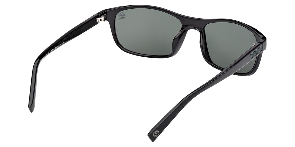 Timberland TB00057-H 01R 58 - Shiny Black / Green Polarized #id:tb00057h01r_s:100125