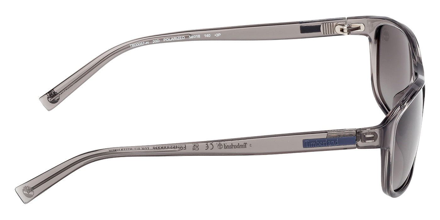 Timberland TB00057-H 20D 58 - Shiny Gray / Smoke Polarized #id:tb00057h20d_s:102130