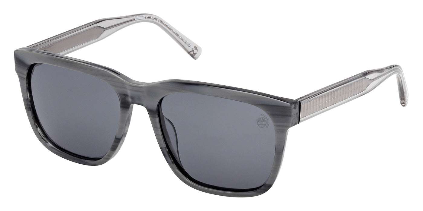 Timberland TB00059 90D 56 - Light Blue/Horn / Smoke Polarized #id:tb0005990d_s:104105