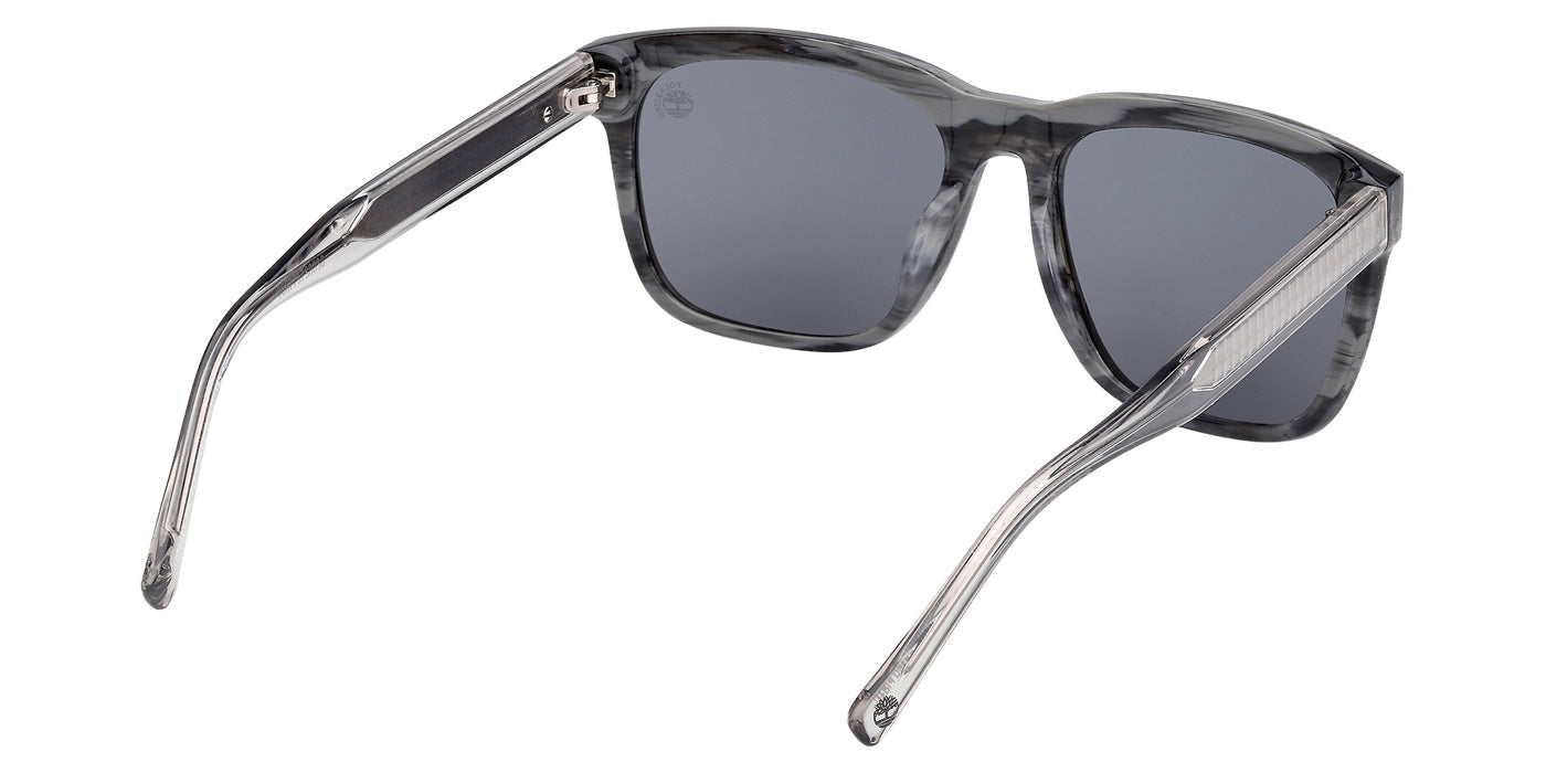 Timberland TB00059 90D 56 - Light Blue/Horn / Smoke Polarized #id:tb0005990d_s:104125