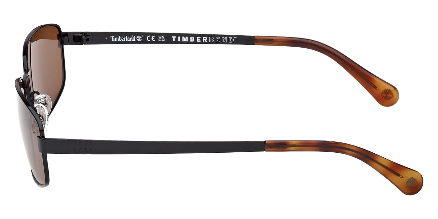 Timberland TB00066 01H 62 - Shiny Black / Brown Polarized #id:tb0006601h_s:100110