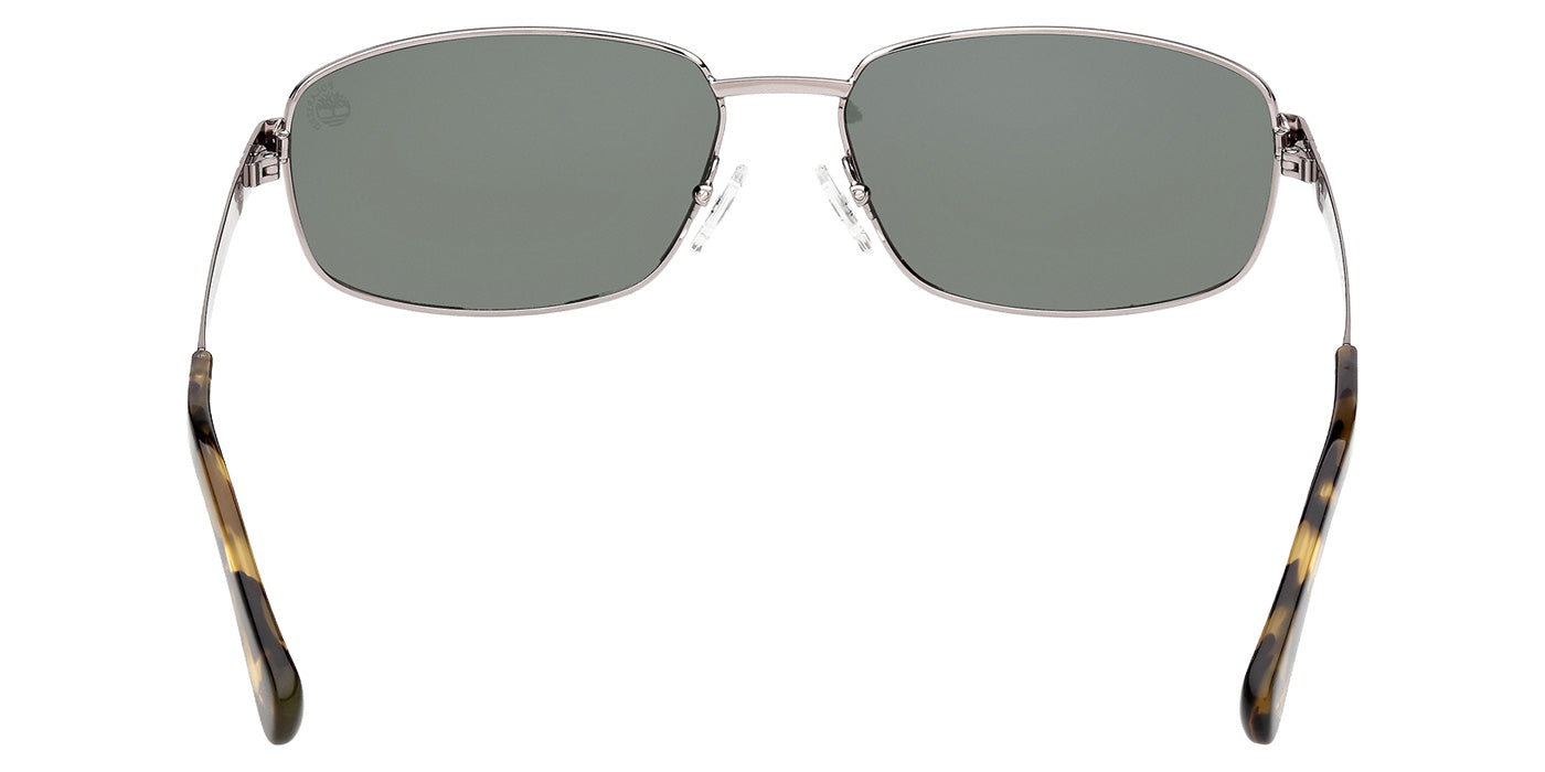 Timberland TB00066 08R 62 - Shiny Gunmetal / Green Polarized #id:tb0006608r_s:104120