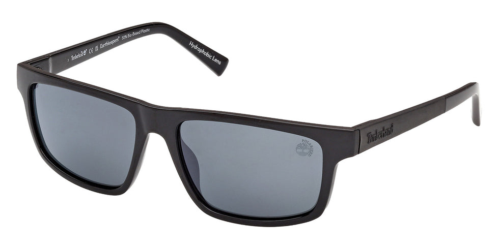 Timberland TB00070 01D 57 - Shiny Black / Smoke Polarized #id:tb0007001d_s:100105