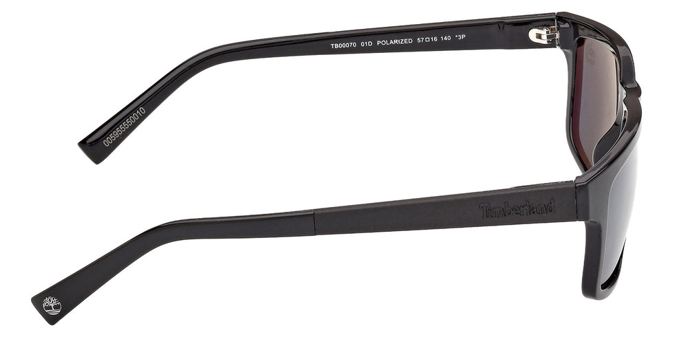 Timberland TB00070 01D 57 - Shiny Black / Smoke Polarized #id:tb0007001d_s:100130