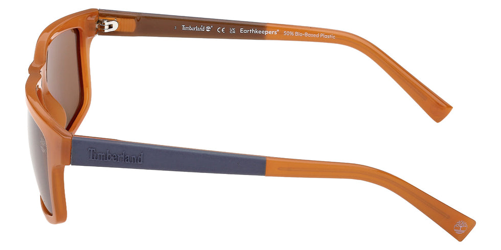 Timberland TB00070 47H 57 - Matte Blue / Brown Polarized #id:tb0007047h_s:102110