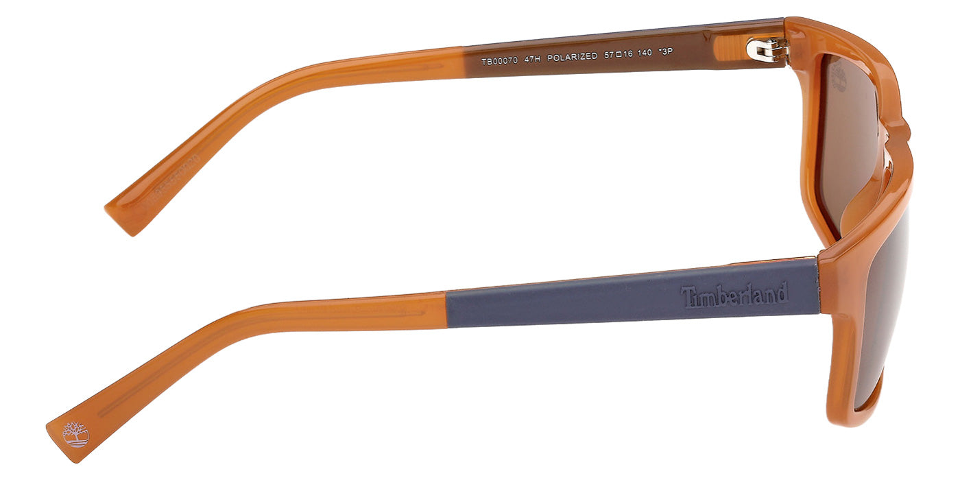 Timberland TB00070 47H 57 - Matte Blue / Brown Polarized #id:tb0007047h_s:102130