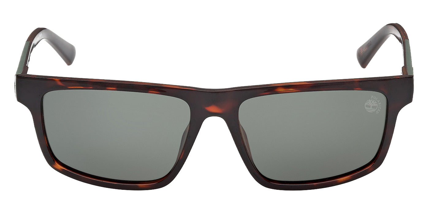 Timberland TB00070 52R 57 - Dark Havana / Green Polarized #id:tb0007052r_s:104100