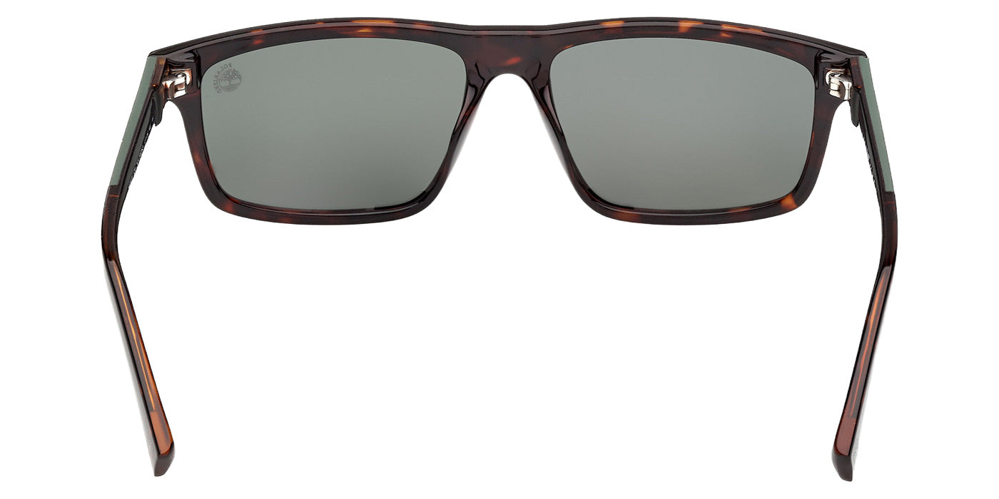 Timberland TB00070 52R 57 - Dark Havana / Green Polarized #id:tb0007052r_s:104120