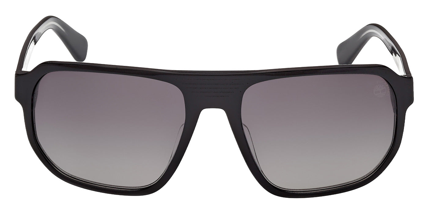Timberland TB00075 01D 61 - Shiny Black / Smoke Polarized #id:tb0007501d_s:100100