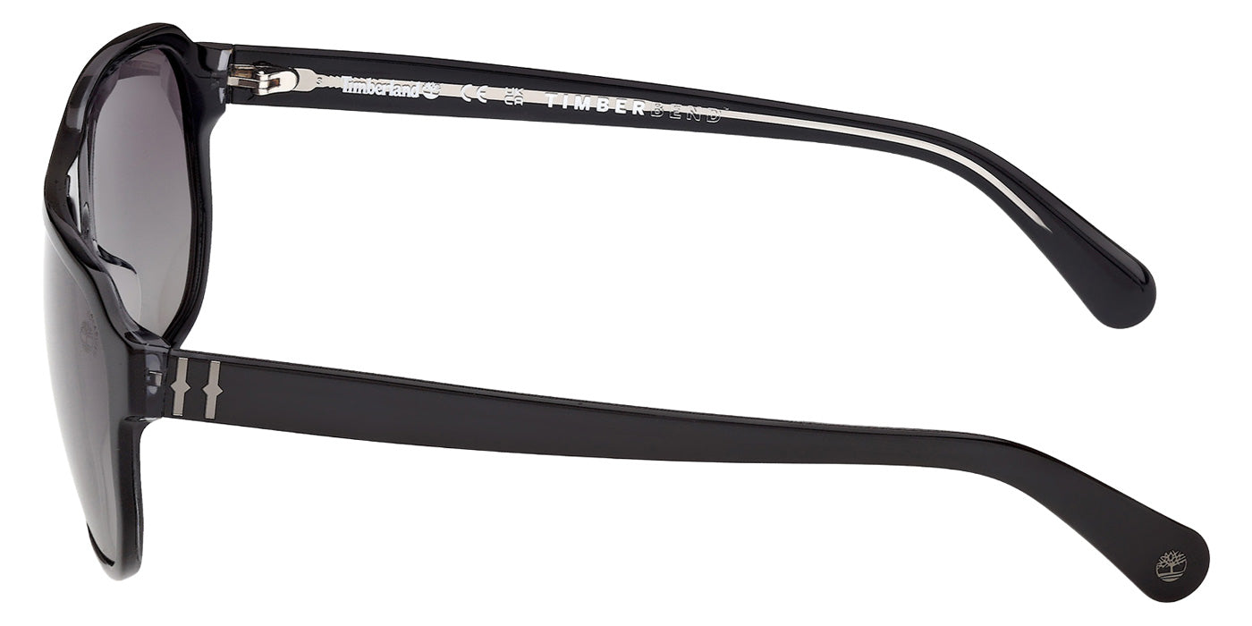 Timberland TB00075 01D 61 - Shiny Black / Smoke Polarized #id:tb0007501d_s:100110