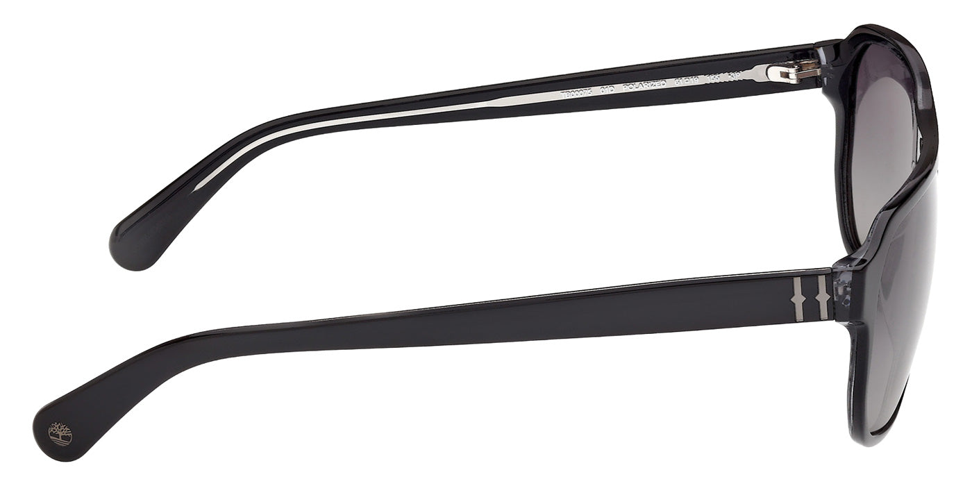 Timberland TB00075 01D 61 - Shiny Black / Smoke Polarized #id:tb0007501d_s:100130