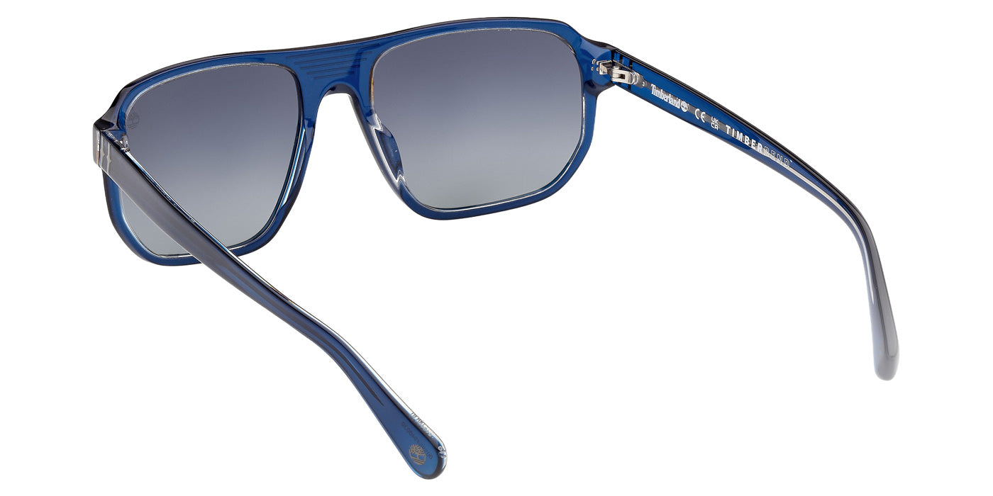Timberland TB00075 90D 61 - Shiny Blue / Blue Polarized #id:tb0007590d_s:102115