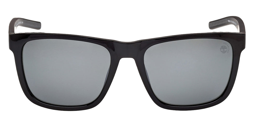 Timberland TB00086 01D 55 - Shiny Black / Smoke Polarized #id:tb0008601d_s:100100