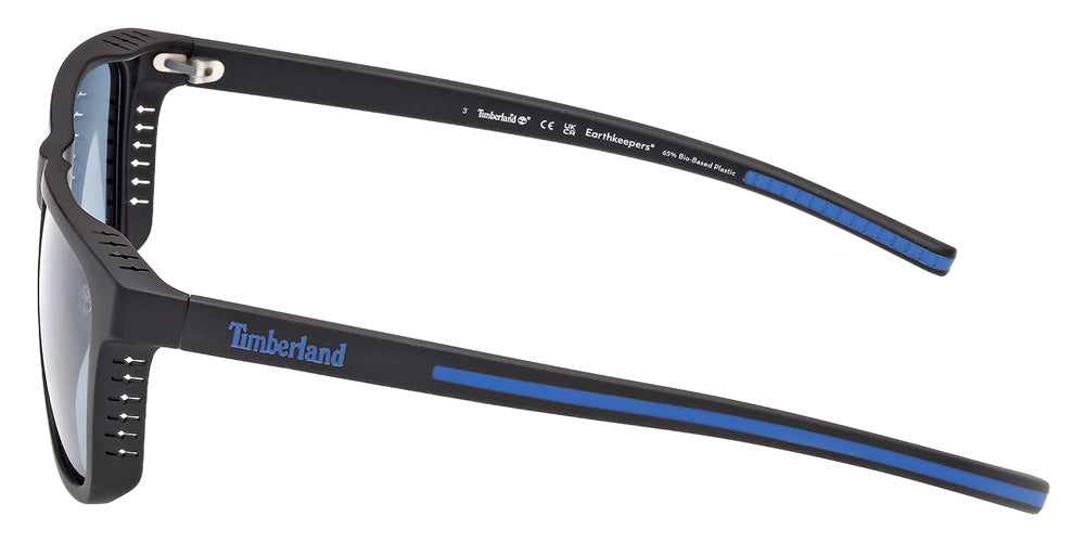 Timberland TB00086 02D 55 - Matte Black / Blue Polarized #id:tb0008602d_s:102110