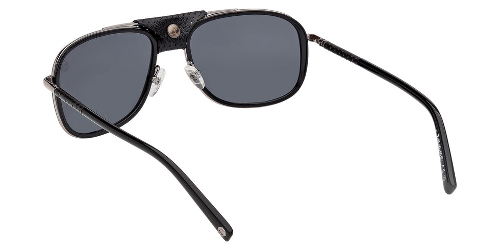 Timberland TB00091 01D 58 - Shiny Black / Smoke Polarized #id:tb0009101d_s:100115