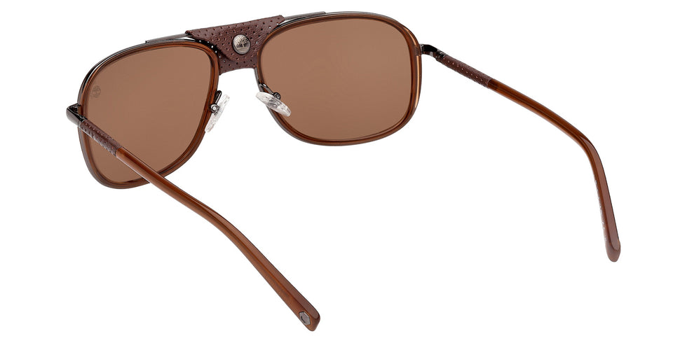 Timberland TB00091 47H 58 - Shiny Light Brown / Brown Polarized #id:tb0009147h_s:102115