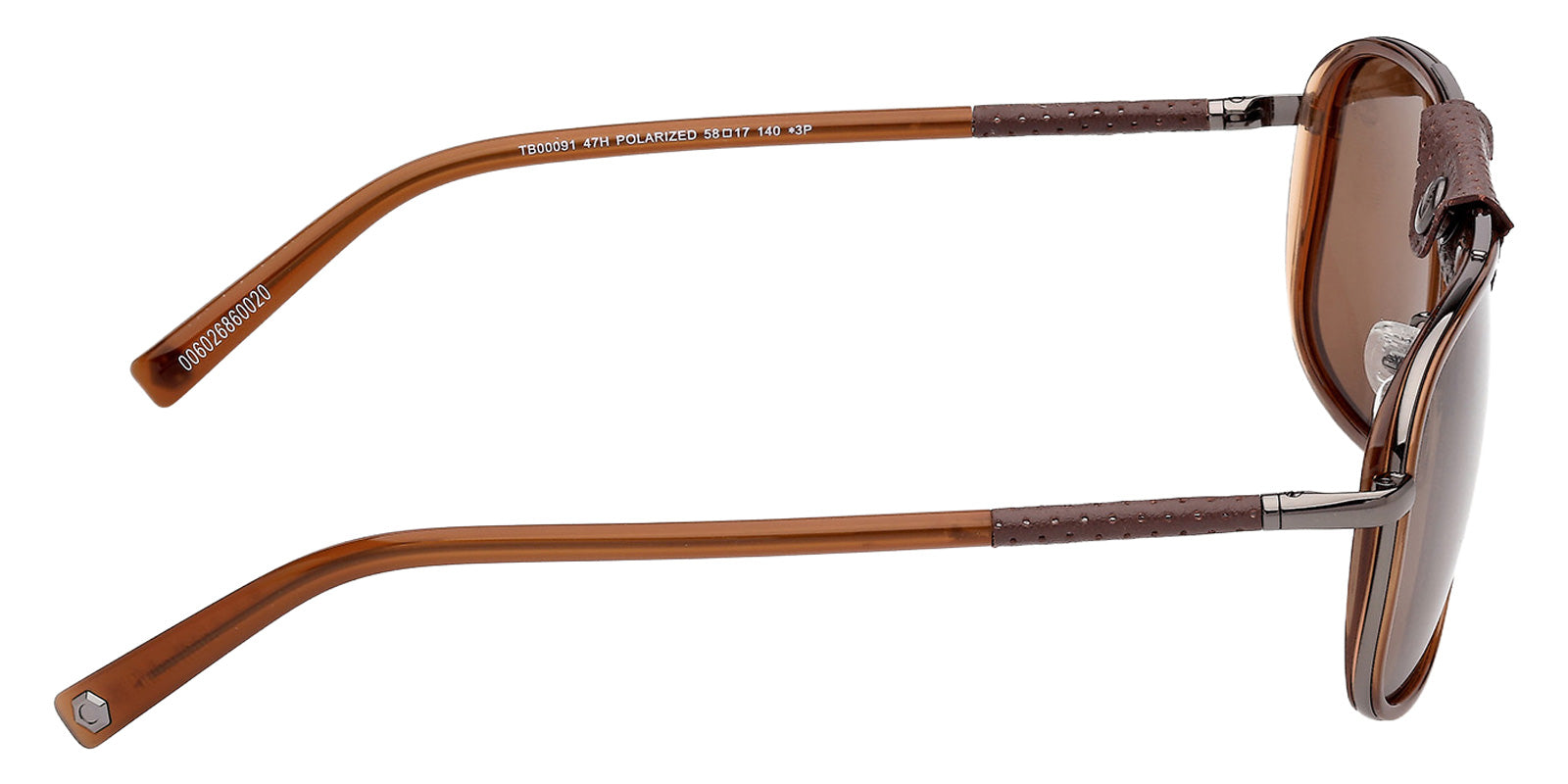 Timberland TB00091 47H 58 - Shiny Light Brown / Brown Polarized #id:tb0009147h_s:102130