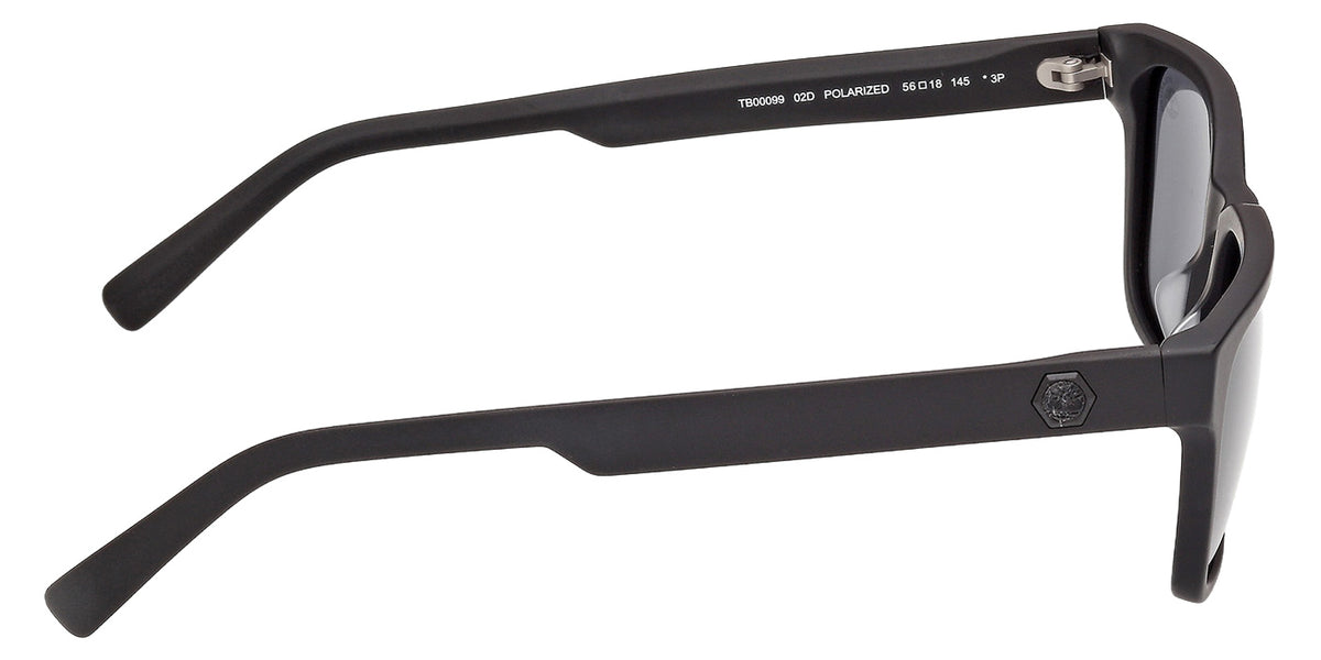 Timberland TB00099 02D 56 - Matte Black / Smoke Polarized #id:tb0009902d_s:100130