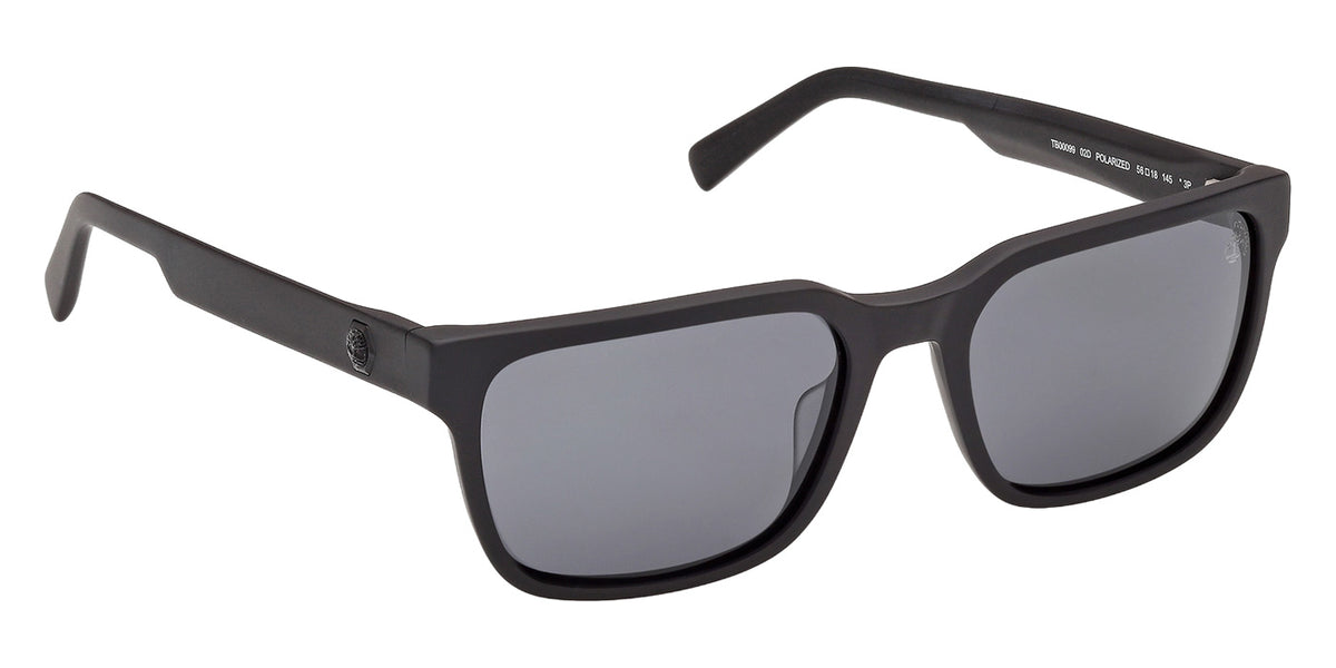 Timberland TB00099 02D 56 - Matte Black / Smoke Polarized #id:tb0009902d_s:100135