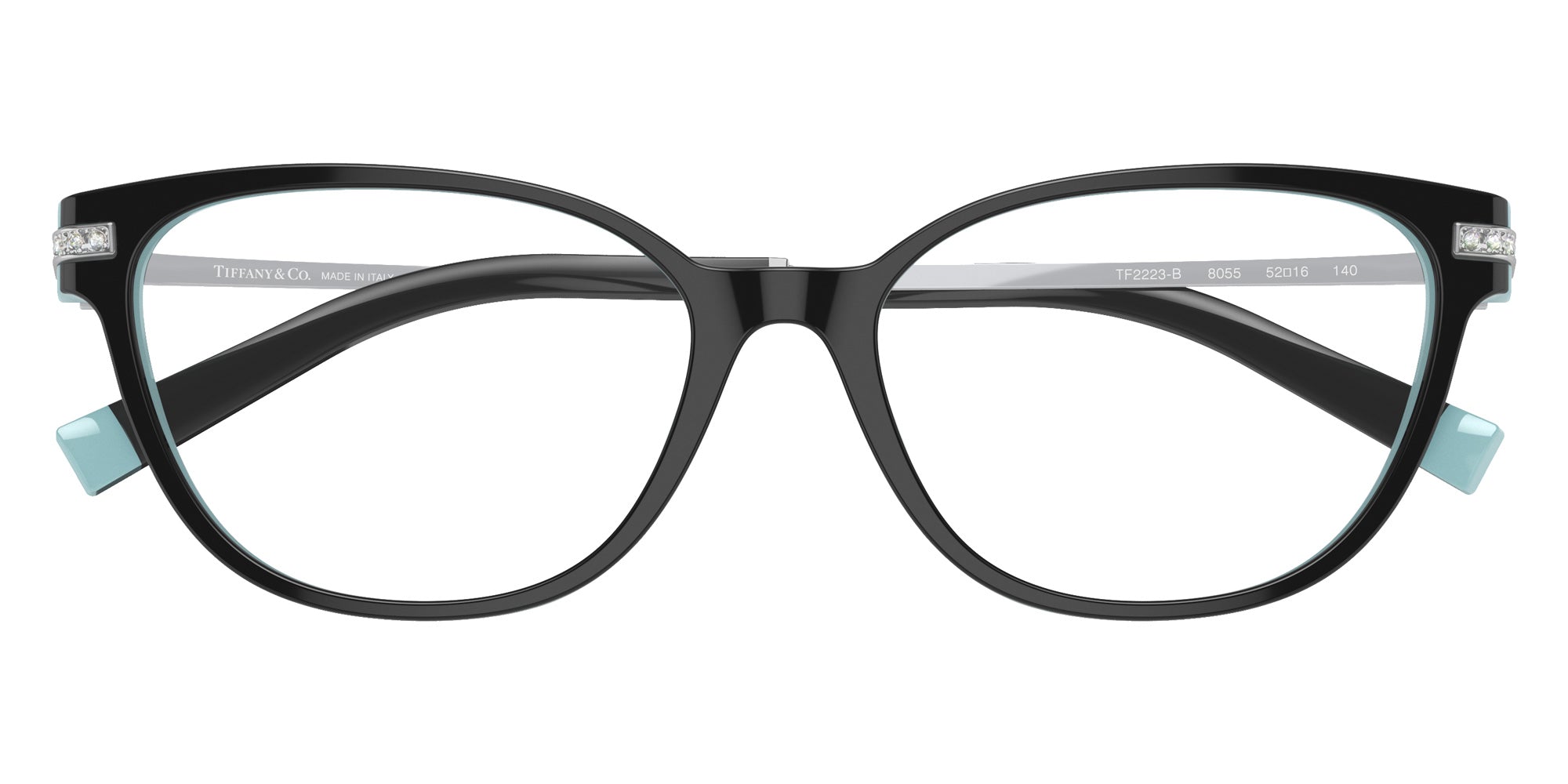 TIFFANY TF2223B 8055 52 - Black on Tiffany Blue #id:tf2223b8055_s:100120