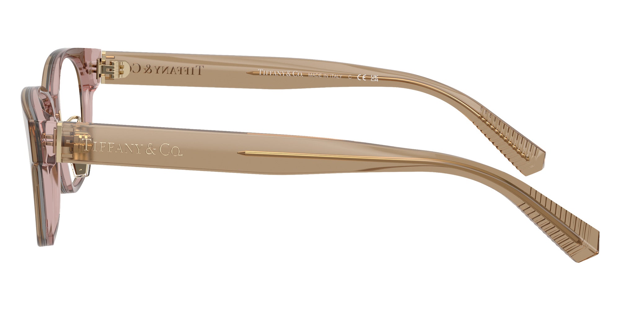 TIFFANY TF2263D 8255 53 - Brown Transparent on Pink #id:tf2263d8255_s:102110