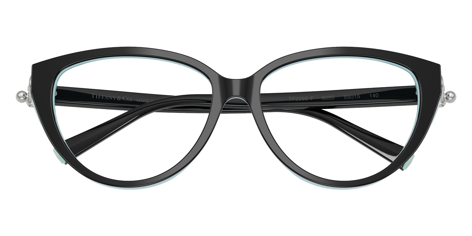 TIFFANY TF2292F 8055 55 - Black on Tiffany Blue #id:tf2292f8055_s:102120