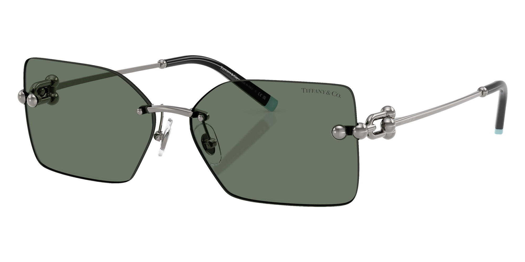 TIFFANY TF3088 60033H 59 - Gunmetal / Dark Green #id:tf308860033h_s:100105